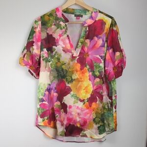 Vince Camuto Multicolor Floral Blouse